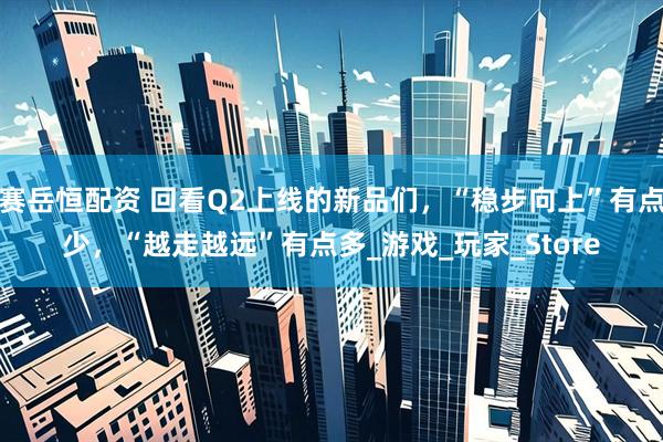 赛岳恒配资 回看Q2上线的新品们，“稳步向上”有点少，“越走越远”有点多_游戏_玩家_Store